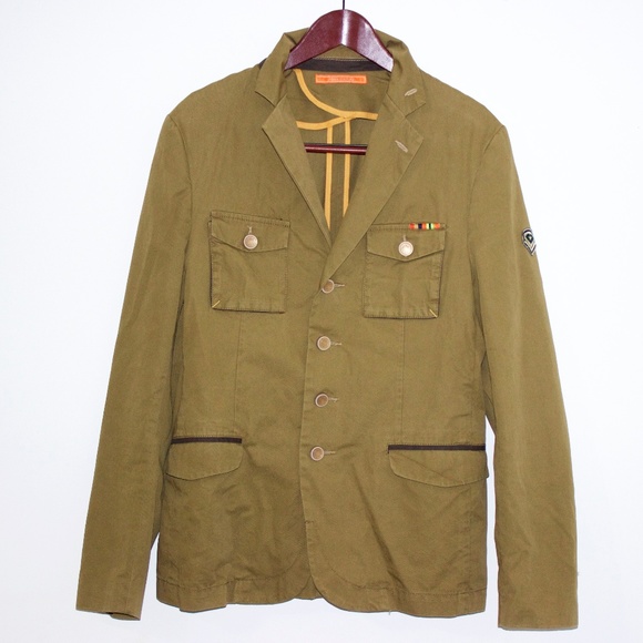 zara green military jacket